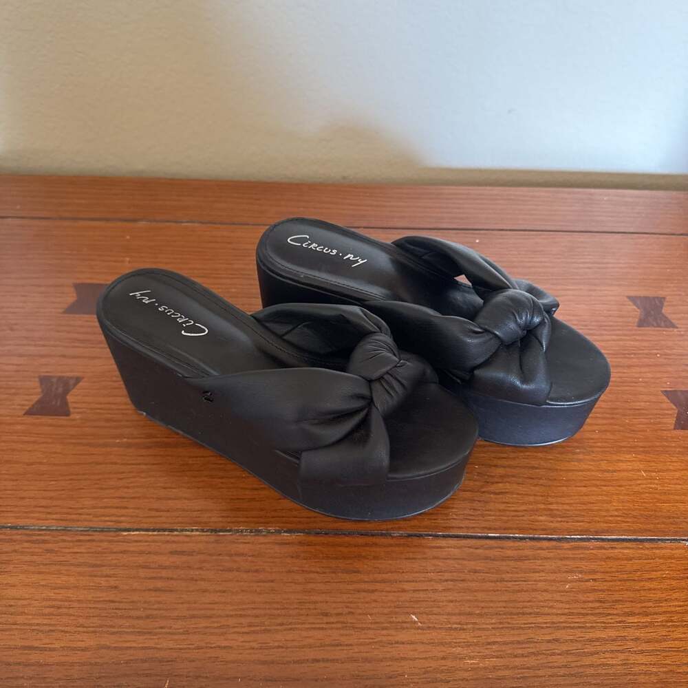 Circus by Sam Edelman Womens Grady Platform Sandals Black 7